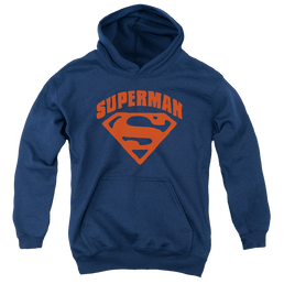 Superman Super Shield - Youth Hoodie Youth Hoodie (Ages 8-12) Superman   