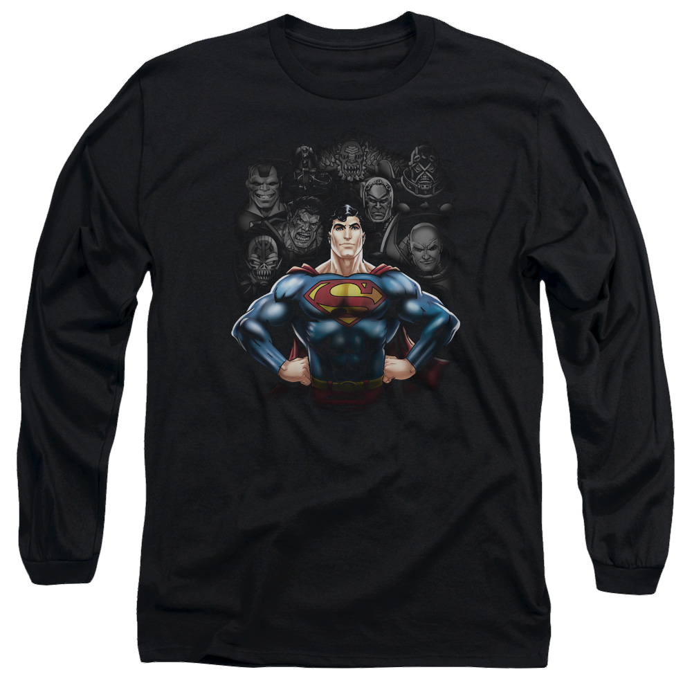 Superman Villains - Men's Long Sleeve T-Shirt Men's Long Sleeve T-Shirt Superman   