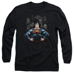 Superman Villains - Men's Long Sleeve T-Shirt Men's Long Sleeve T-Shirt Superman   
