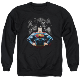 Superman Villains - Men's Crewneck Sweatshirt Men's Crewneck Sweatshirt Superman   