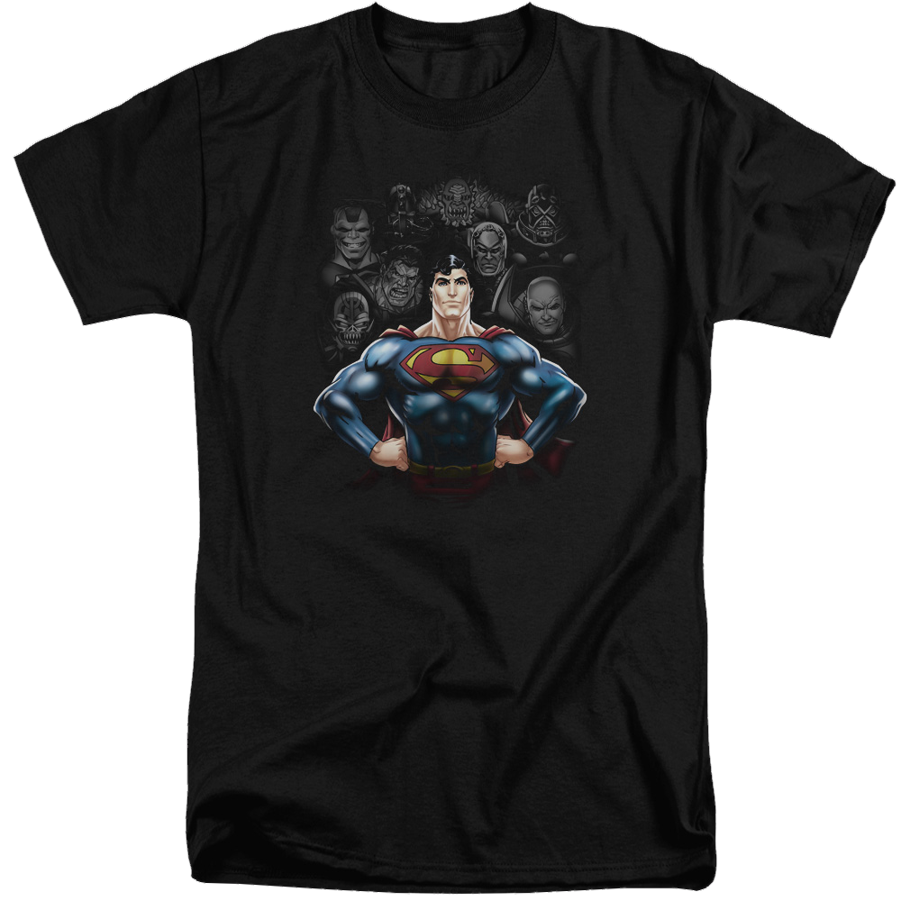 Superman Villains - Men's Tall Fit T-Shirt Men's Tall Fit T-Shirt Superman   