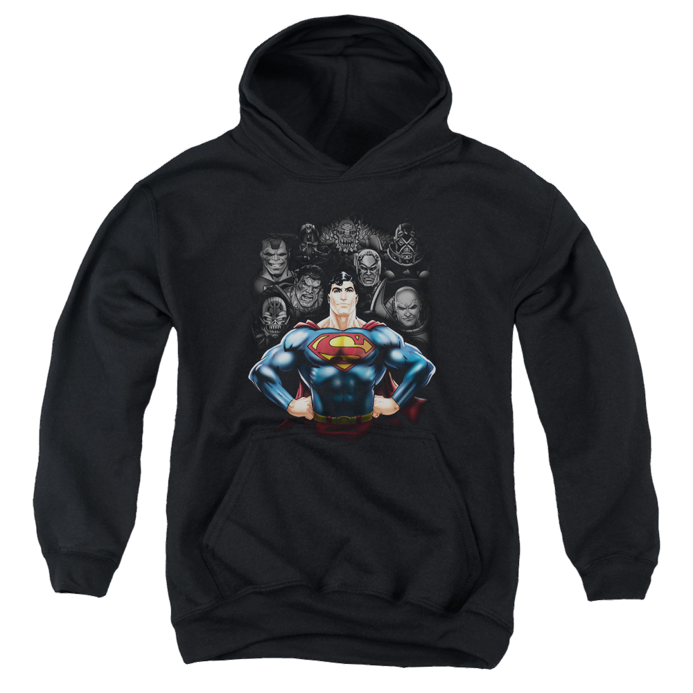 Superman Villains - Youth Hoodie Youth Hoodie (Ages 8-12) Superman   