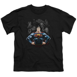 Superman Villains - Youth T-Shirt Youth T-Shirt (Ages 8-12) Superman   