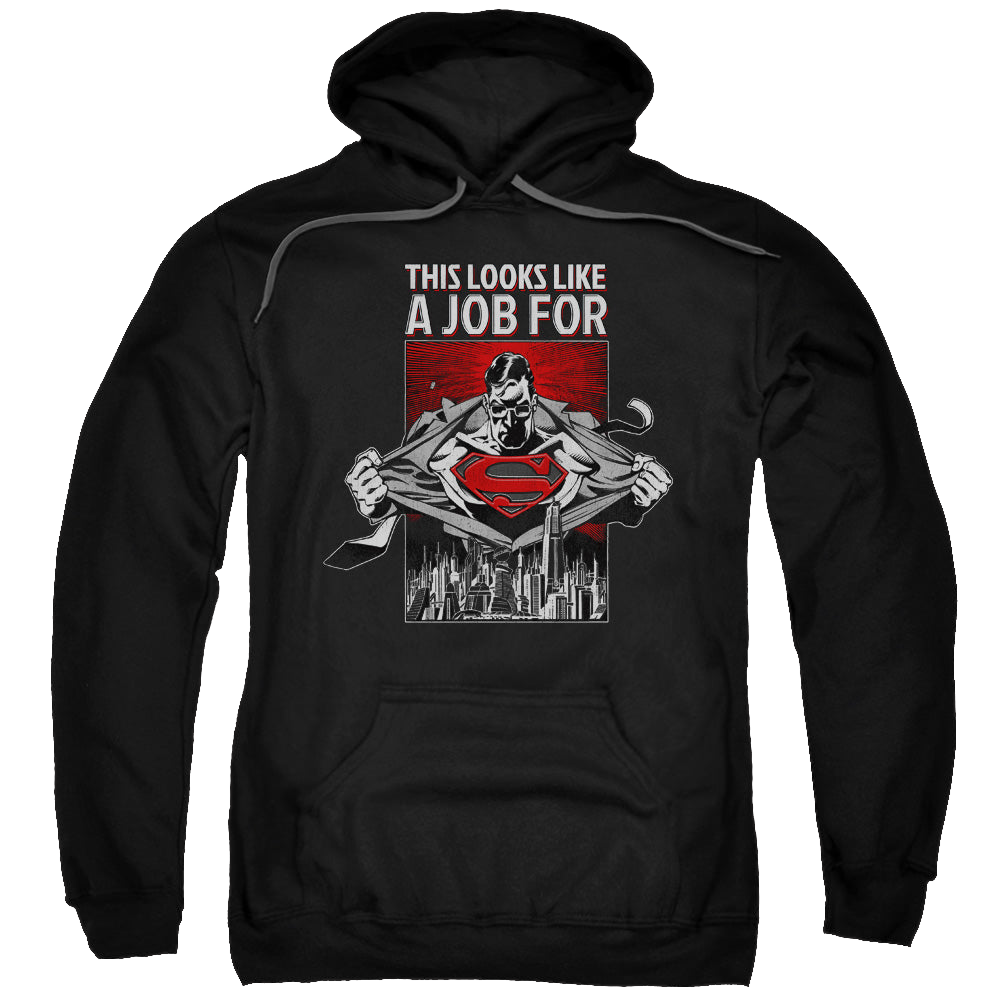 Superman Watchful Eye - Pullover Hoodie Pullover Hoodie Superman   