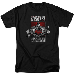 Superman Watchful Eye - Men's Regular Fit T-Shirt Men's Regular Fit T-Shirt Superman   