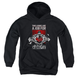 Superman Watchful Eye - Youth Hoodie Youth Hoodie (Ages 8-12) Superman   