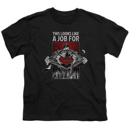 Superman Watchful Eye - Youth T-Shirt Youth T-Shirt (Ages 8-12) Superman   