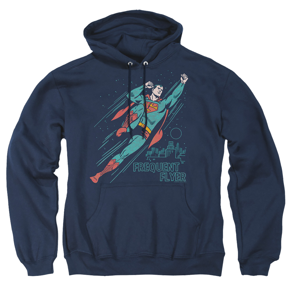 Superman Frequent Flyer - Pullover Hoodie Pullover Hoodie Superman   