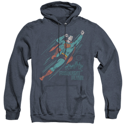 Superman Frequent Flyer - Heather Pullover Hoodie Heather Pullover Hoodie Superman   