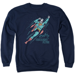 Superman Frequent Flyer - Men's Crewneck Sweatshirt Men's Crewneck Sweatshirt Superman   