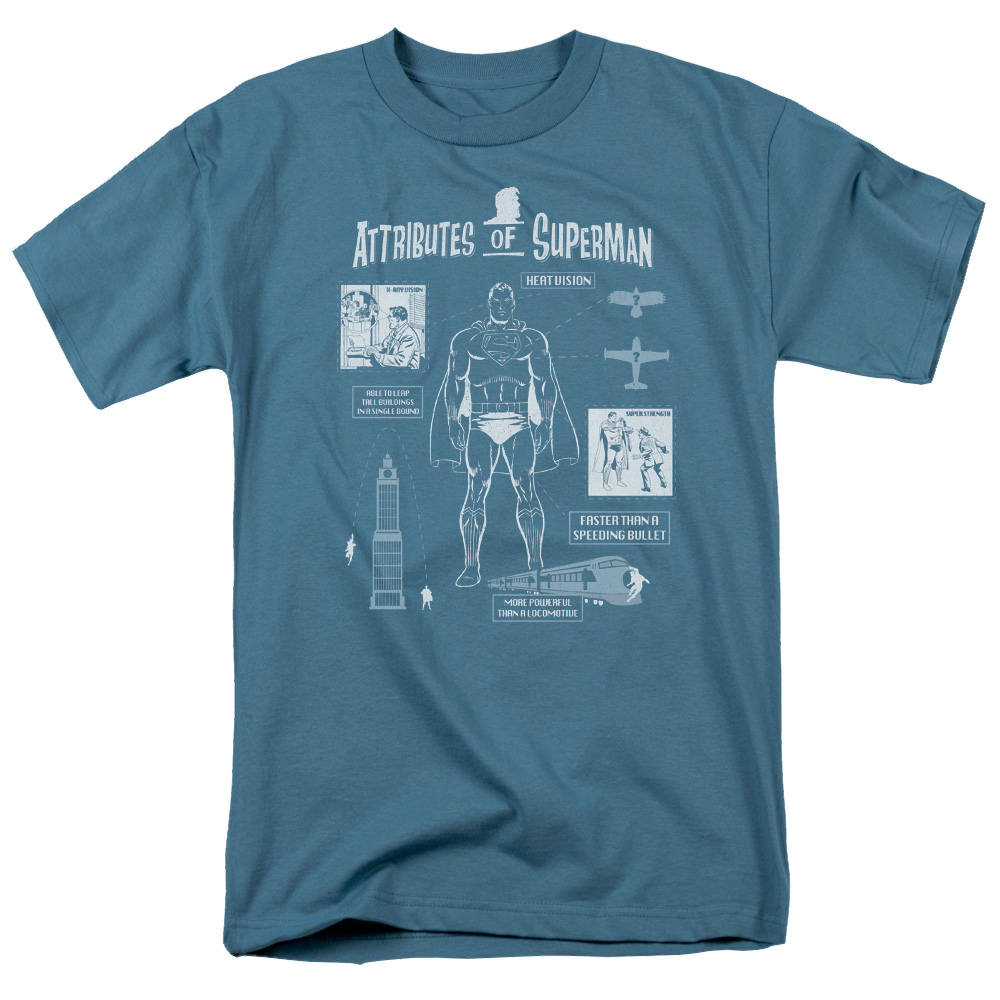 Superman Super Diagram - Men's Regular Fit T-Shirt Men's Regular Fit T-Shirt Superman   
