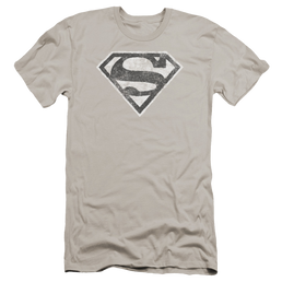Superman Grey S - Men's Premium Slim Fit T-Shirt Men's Premium Slim Fit T-Shirt Superman   