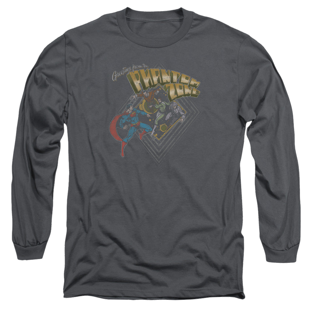 Superman Zod Greetings - Men's Long Sleeve T-Shirt Men's Long Sleeve T-Shirt Superman   