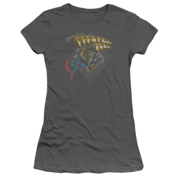 Superman Zod Greetings - Juniors T-Shirt Juniors T-Shirt Superman   