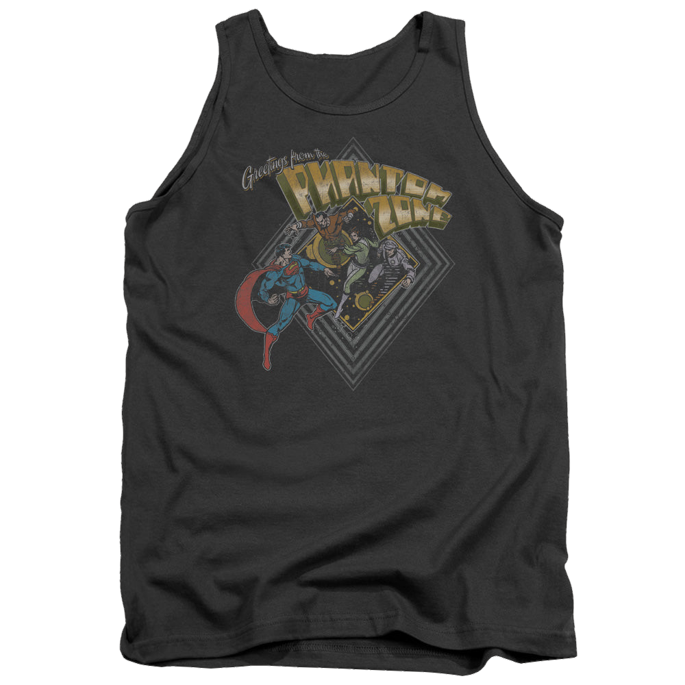 Superman Zod Greetings - Men's Tank Top Men's Tank Superman   