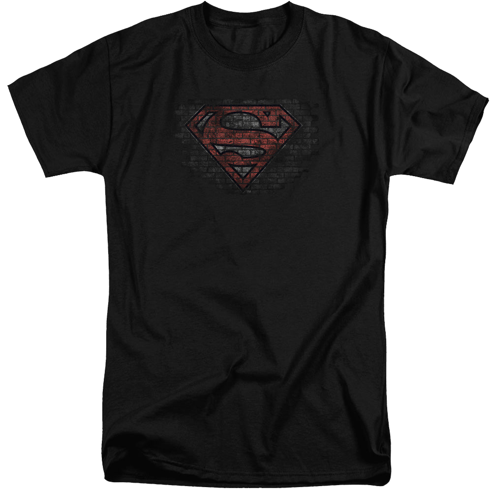Superman Brick S - Men's Tall Fit T-Shirt Men's Tall Fit T-Shirt Superman   