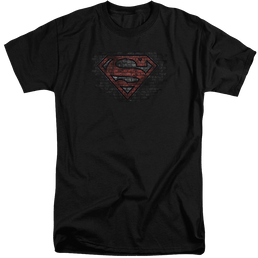 Superman Brick S - Men's Tall Fit T-Shirt Men's Tall Fit T-Shirt Superman   
