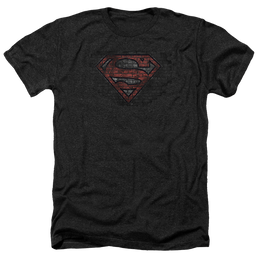 Superman Brick S - Men's Heather T-Shirt Men's Heather T-Shirt Superman   