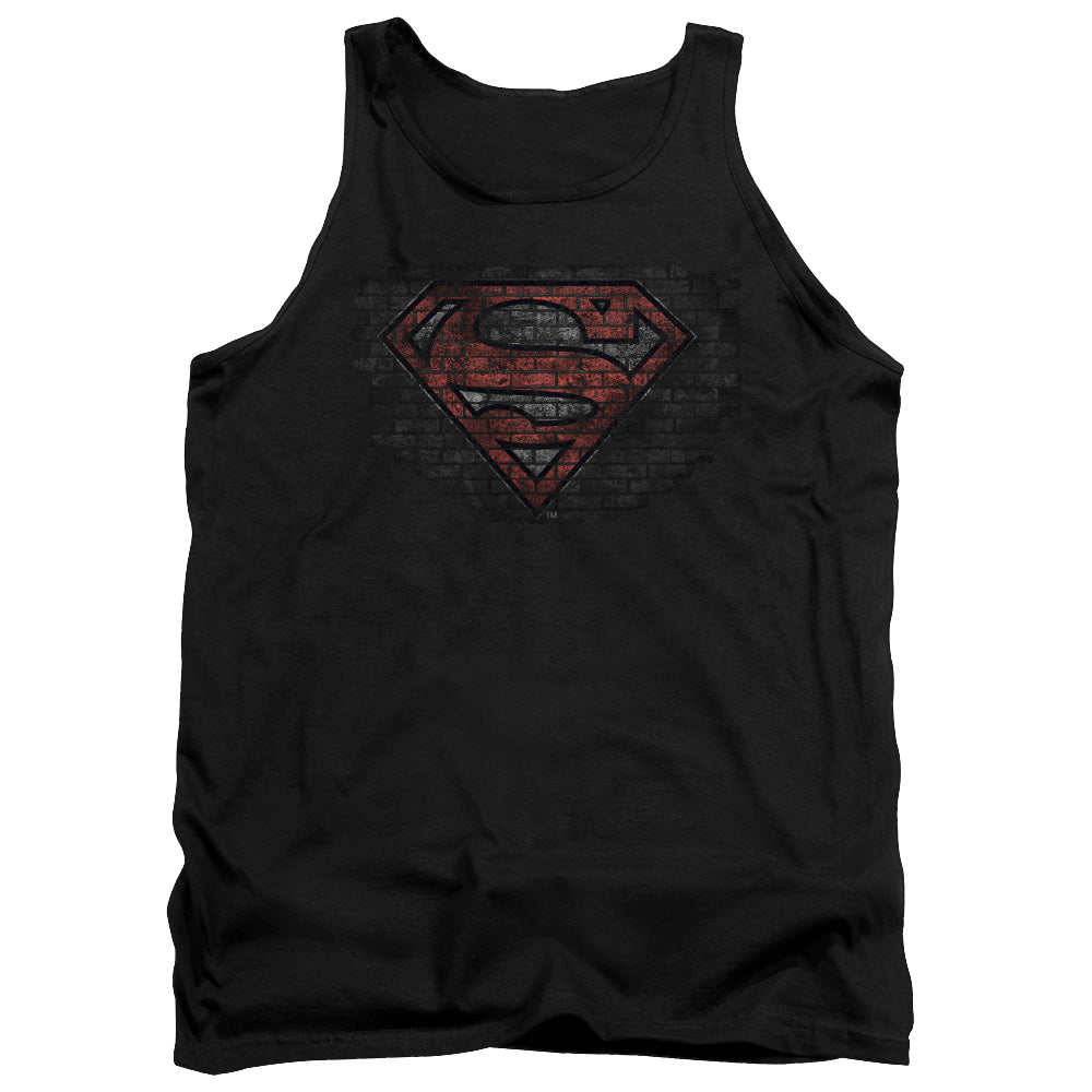 Superman Brick S - Men's Tank Top Men's Tank Superman   