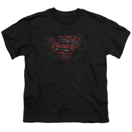 Superman Brick S - Youth T-Shirt Youth T-Shirt (Ages 8-12) Superman   