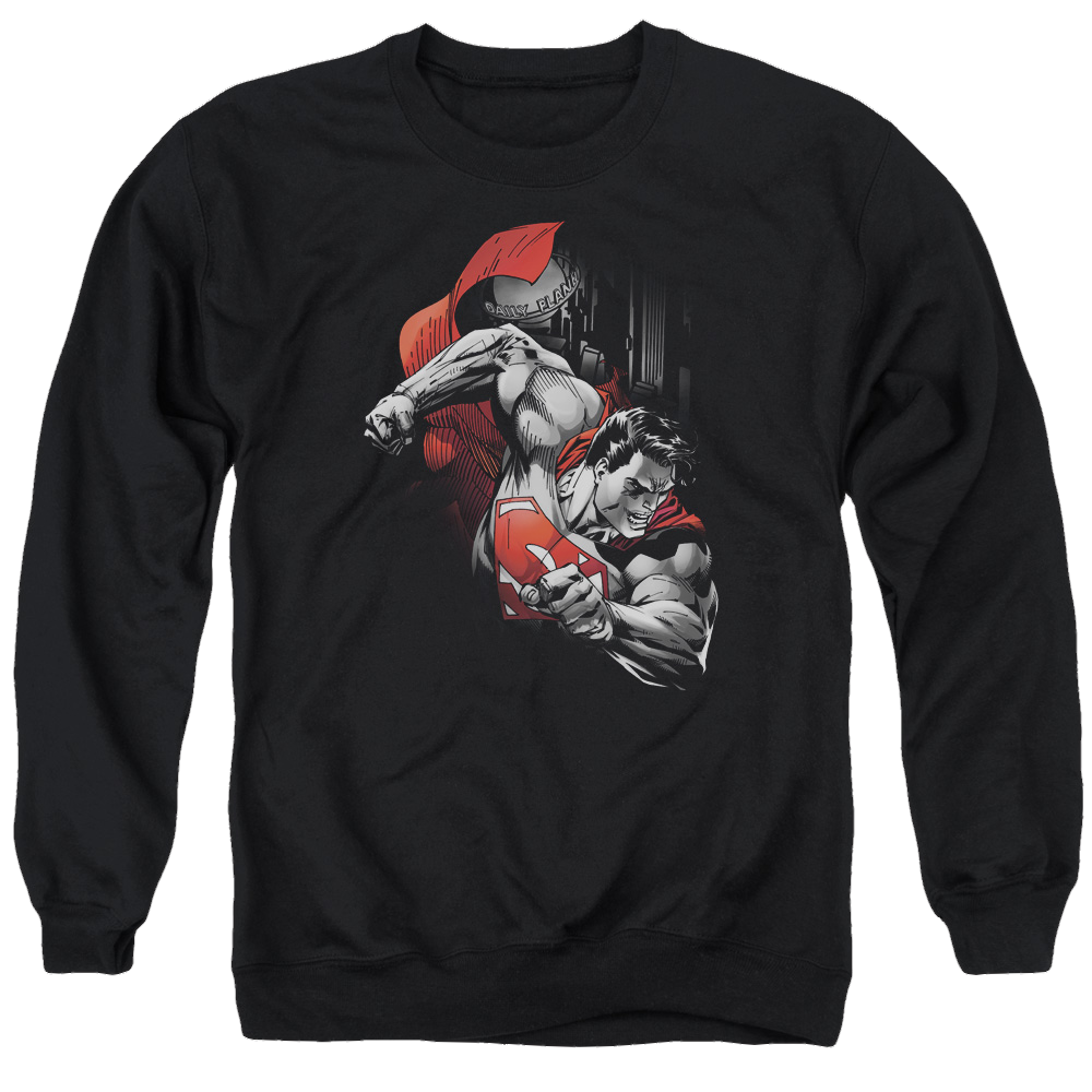 Superman My City - Men's Crewneck Sweatshirt Men's Crewneck Sweatshirt Superman   