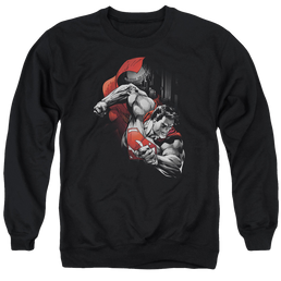 Superman My City - Men's Crewneck Sweatshirt Men's Crewneck Sweatshirt Superman   