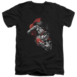 Superman My City - Men's V-Neck T-Shirt Men's V-Neck T-Shirt Superman   