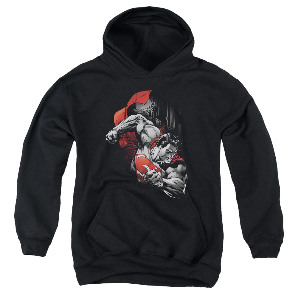 Superman My City - Youth Hoodie Youth Hoodie (Ages 8-12) Superman   