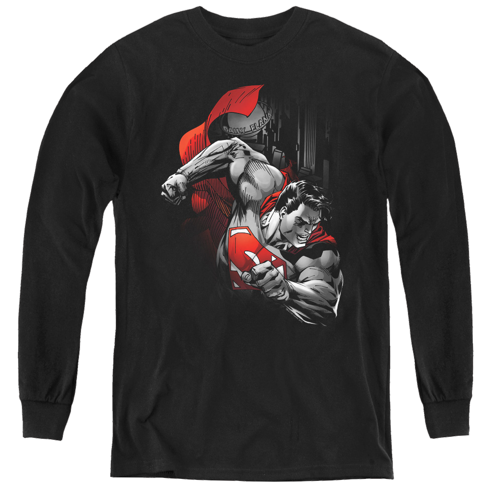 Superman My City - Youth Long Sleeve T-Shirt Youth Long Sleeve T-Shirt Superman   