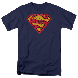 Superman Shattered Shield - Men's Regular Fit T-Shirt Men's Regular Fit T-Shirt Superman   