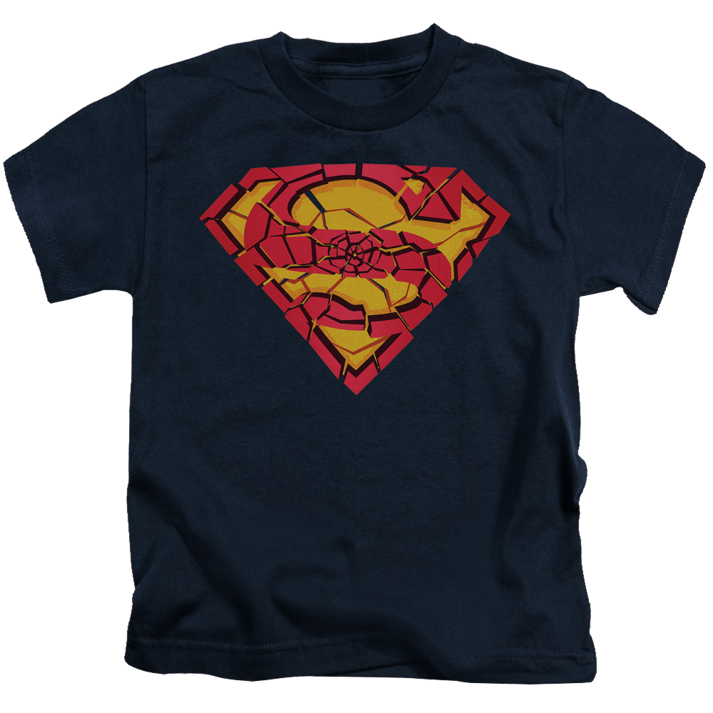 Superman Shattered Shield - Kid's T-Shirt Kid's T-Shirt (Ages 4-7) Superman   