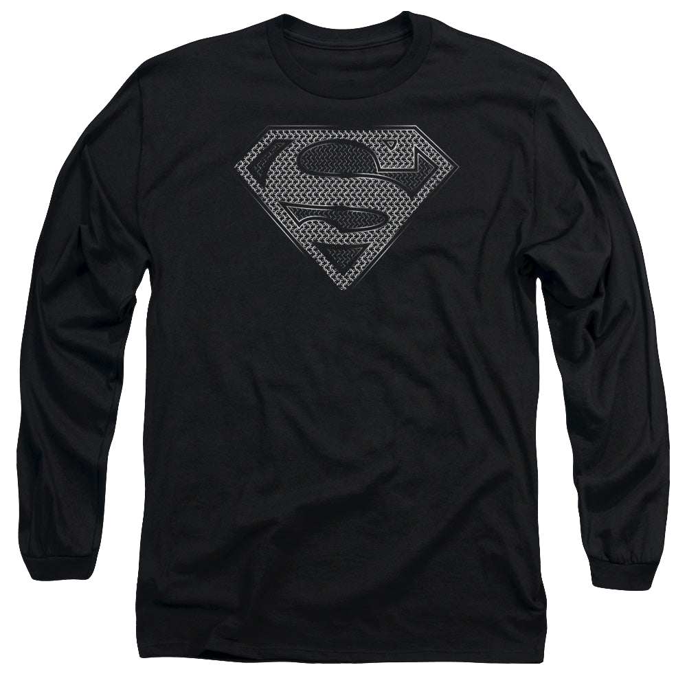 Superman Chainmail - Men's Long Sleeve T-Shirt Men's Long Sleeve T-Shirt Superman   