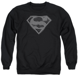 Superman Chainmail - Men's Crewneck Sweatshirt Men's Crewneck Sweatshirt Superman   