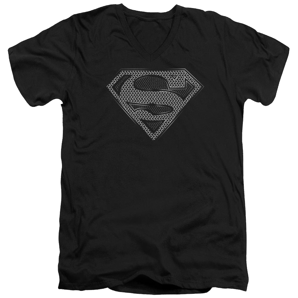 Superman Chainmail - Men's V-Neck T-Shirt Men's V-Neck T-Shirt Superman   