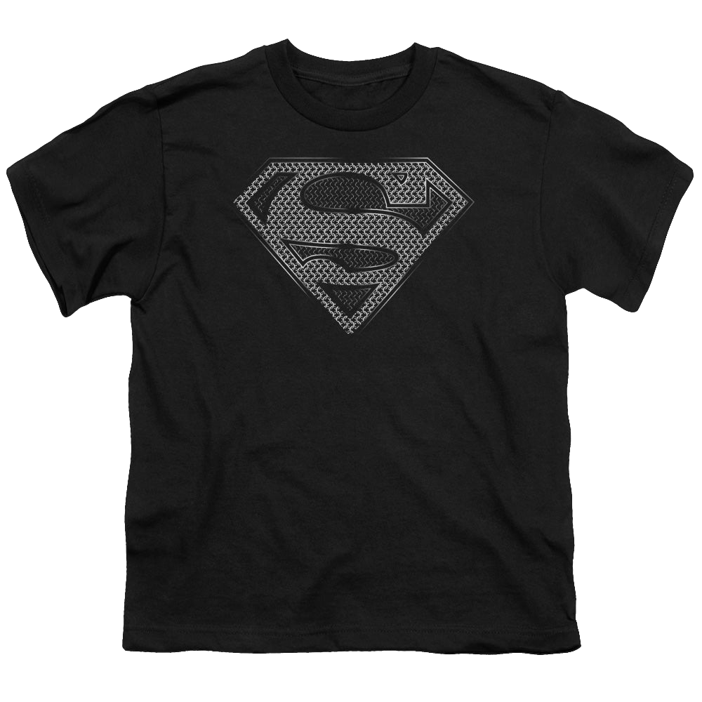 Superman Chainmail - Youth T-Shirt Youth T-Shirt (Ages 8-12) Superman   