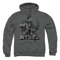 Superman Steel Poses - Pullover Hoodie Pullover Hoodie Superman   