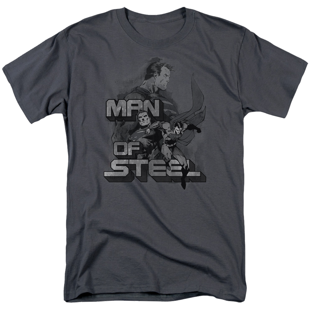 Superman Steel Poses - Men's Regular Fit T-Shirt Men's Regular Fit T-Shirt Superman   