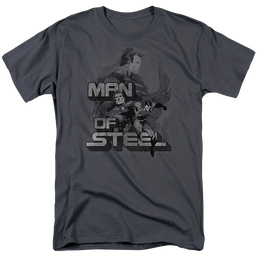 Superman Steel Poses - Men's Regular Fit T-Shirt Men's Regular Fit T-Shirt Superman   