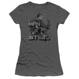 Superman Steel Poses - Juniors T-Shirt Juniors T-Shirt Superman   