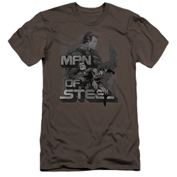Superman Steel Poses - Men's Premium Slim Fit T-Shirt Men's Premium Slim Fit T-Shirt Superman   