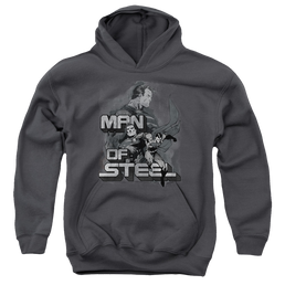 Superman Steel Poses - Youth Hoodie Youth Hoodie (Ages 8-12) Superman   