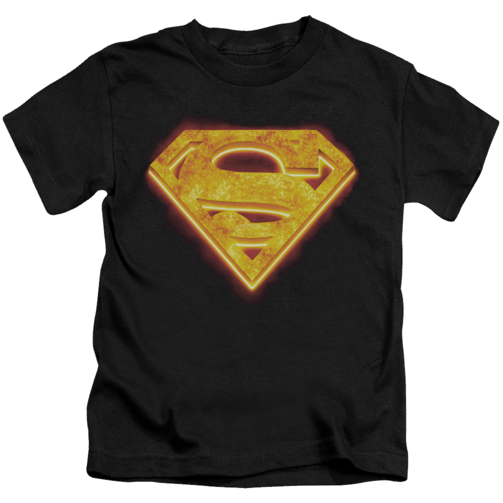 Superman Hot Steel Shield - Kid's T-Shirt Kid's T-Shirt (Ages 4-7) Superman   