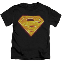 Superman Hot Steel Shield - Kid's T-Shirt Kid's T-Shirt (Ages 4-7) Superman   