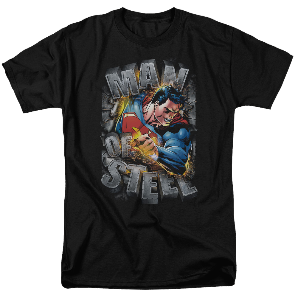 Superman Ripping Steel - Men's Regular Fit T-Shirt Men's Regular Fit T-Shirt Superman   