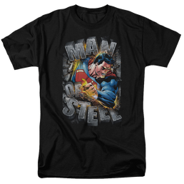 Superman Ripping Steel - Men's Regular Fit T-Shirt Men's Regular Fit T-Shirt Superman   
