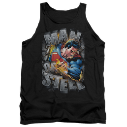 Superman Ripping Steel - Men's Tank Top Men's Tank Superman   