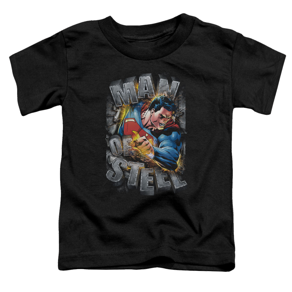 Superman Ripping Steel - Toddler T-Shirt Toddler T-Shirt Superman   