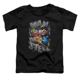 Superman Ripping Steel - Toddler T-Shirt Toddler T-Shirt Superman   