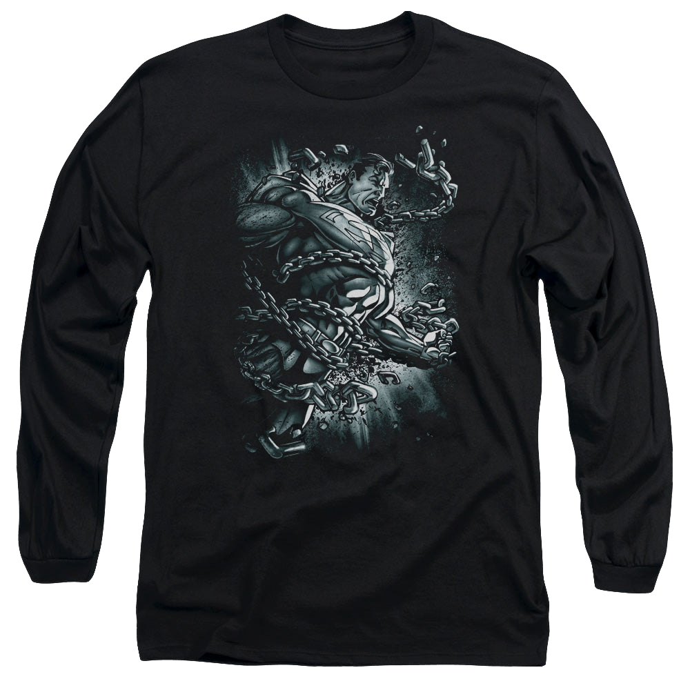 Superman Break Free - Men's Long Sleeve T-Shirt Men's Long Sleeve T-Shirt Superman   