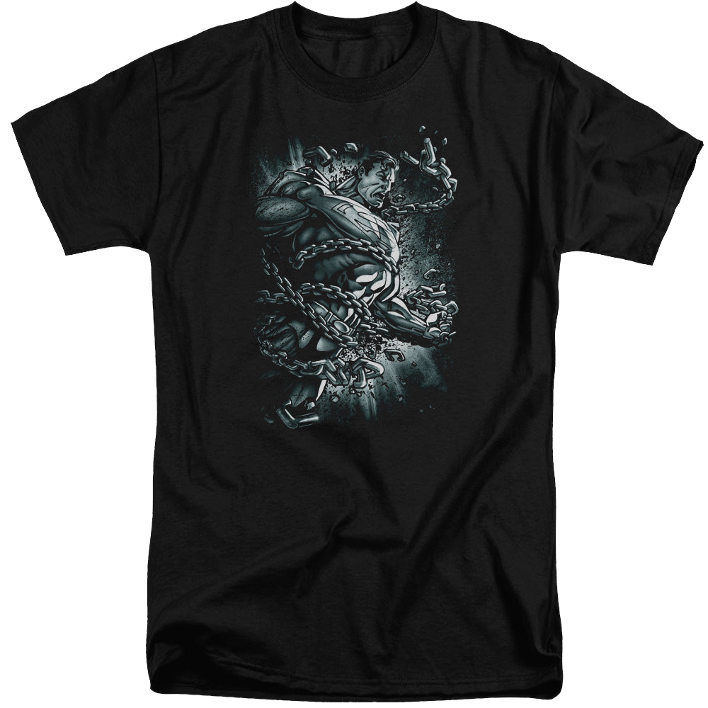 Superman Break Free - Men's Tall Fit T-Shirt Men's Tall Fit T-Shirt Superman   